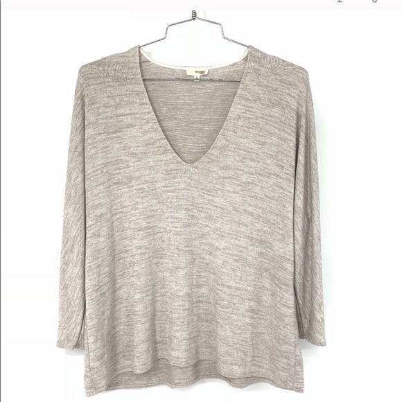 Wilfred free aneta long sleeve vneck shirt